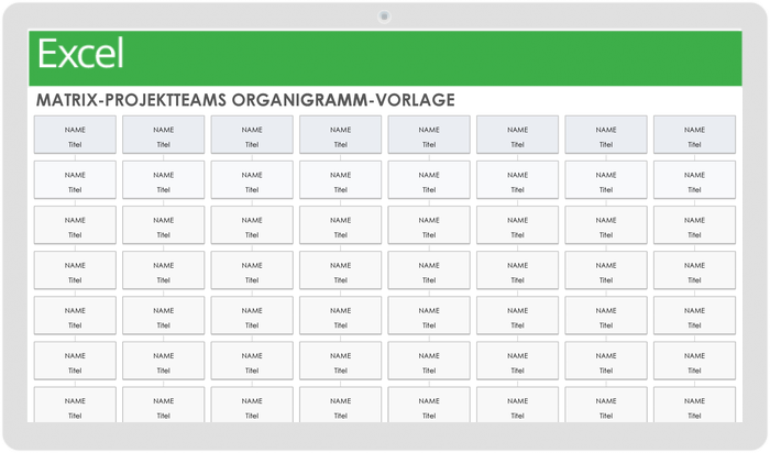 Matrix Project Teams Org Chart 49511 - DE